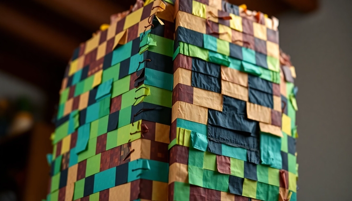 Jak zrobić piniatę z kartonu Minecraft