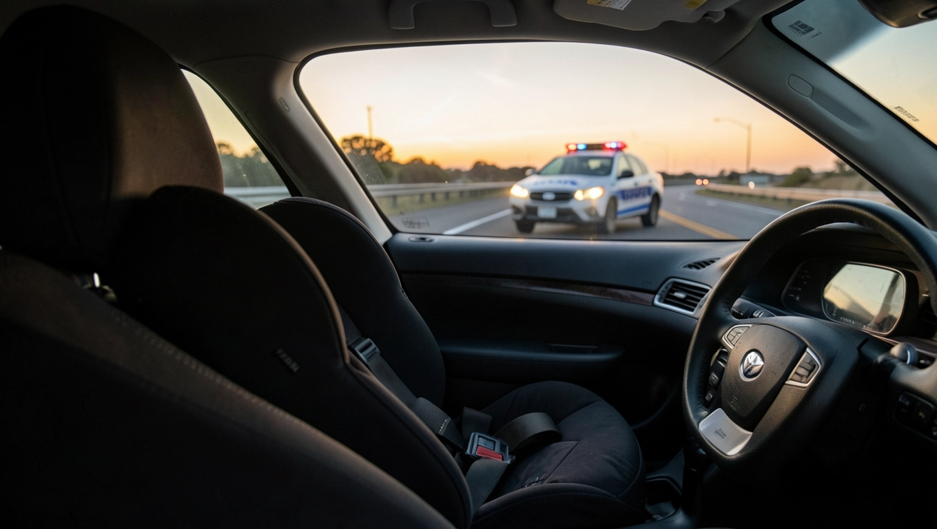 przewożenie niemowląt na przednim siedzeniu