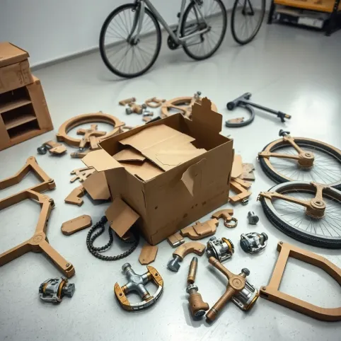 Ile kosztuje złożenie roweru z kartonu