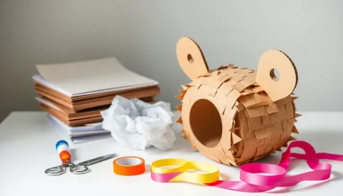 Jak zrobić piniatę z kartonu