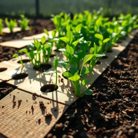 Karton zamiast agrowłókniny