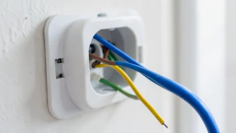 kolor przewodu niebieski