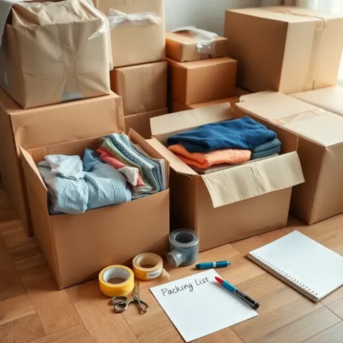 Przeprowadzka  jak się spakować